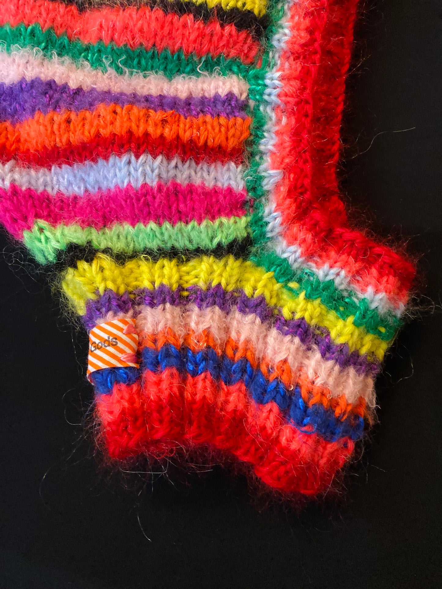 Balaclava multicolored stripes