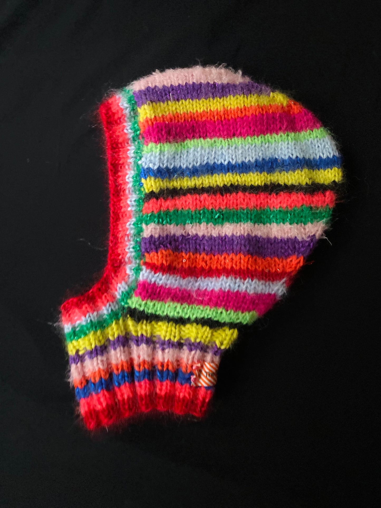 Balaclava multicolored stripes