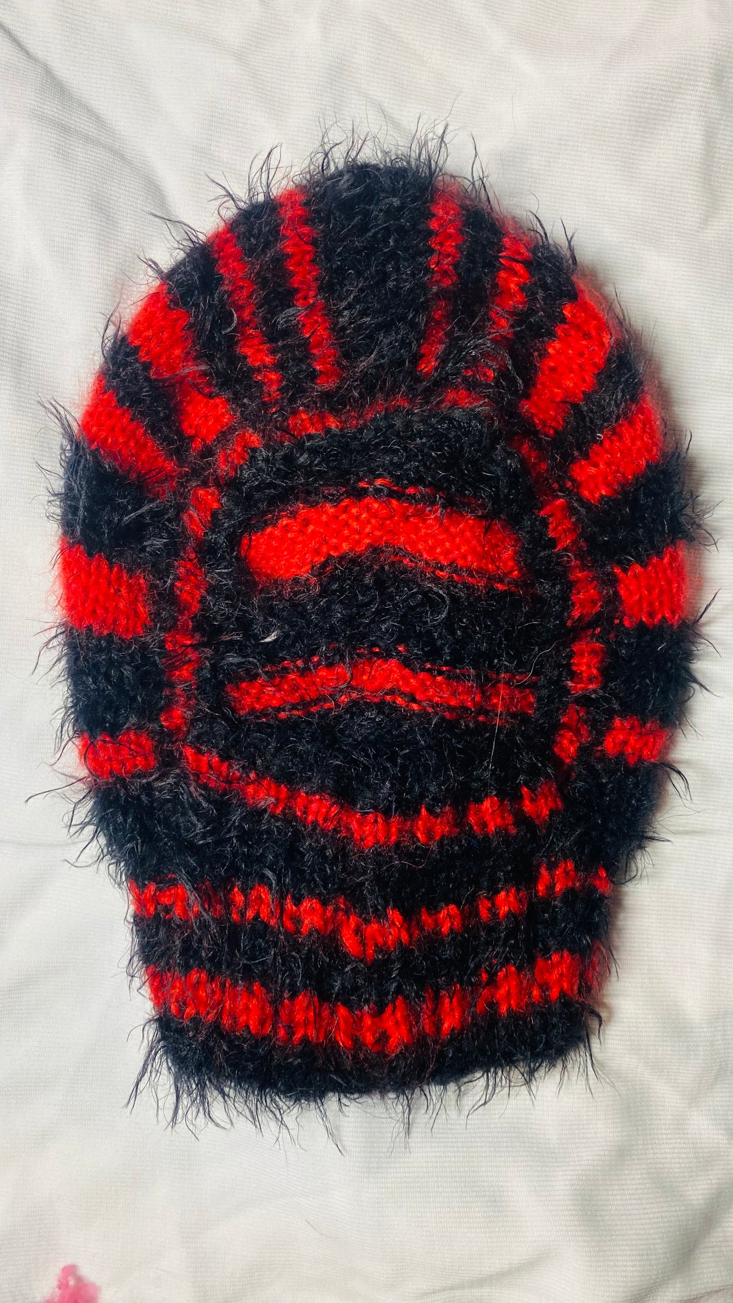 Balaclava red / black