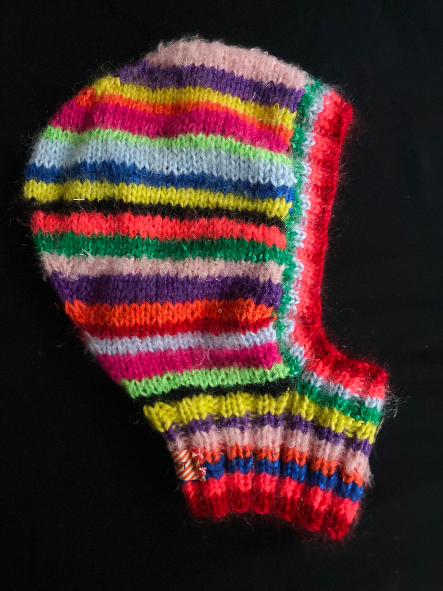 Balaclava multicolored stripes